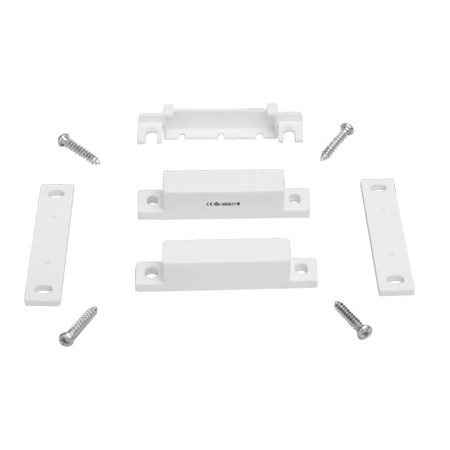 SM-35WGWH-10 Tane Alarm (39 style) w/ 2 spacers, cover, 4 screws, wide gap 2.0 Gap - White - 10 Pack